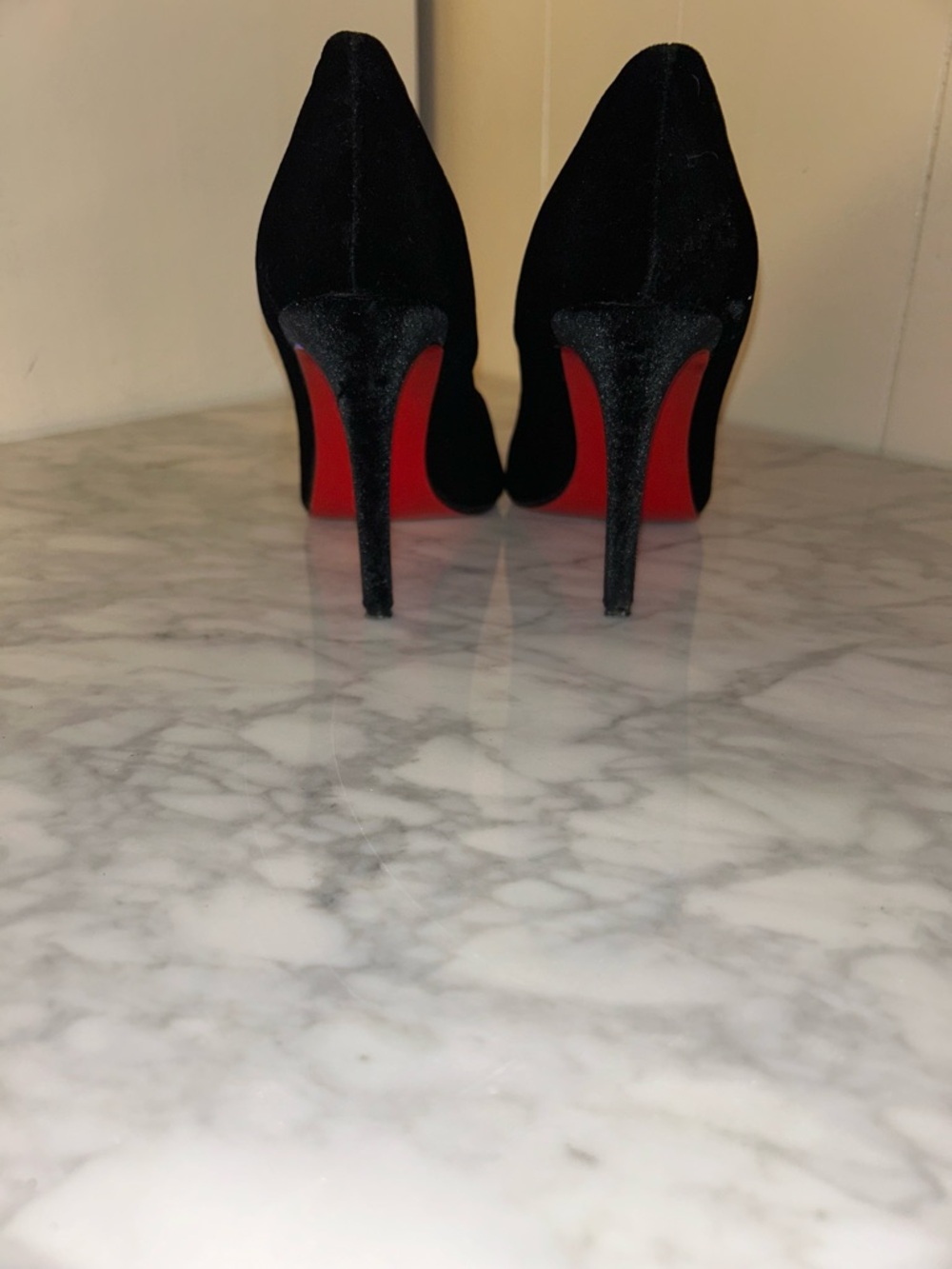 Classic Black Suede High Heel Pumps 2 for $35